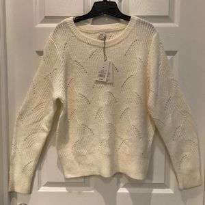 Target A New Day cream sweater Medium